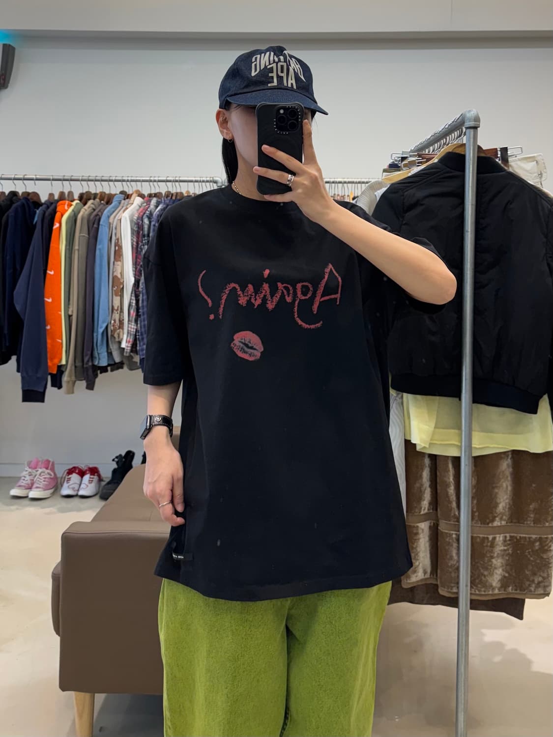 엔더슨벨 어게인 립 티셔츠 상품이미지5