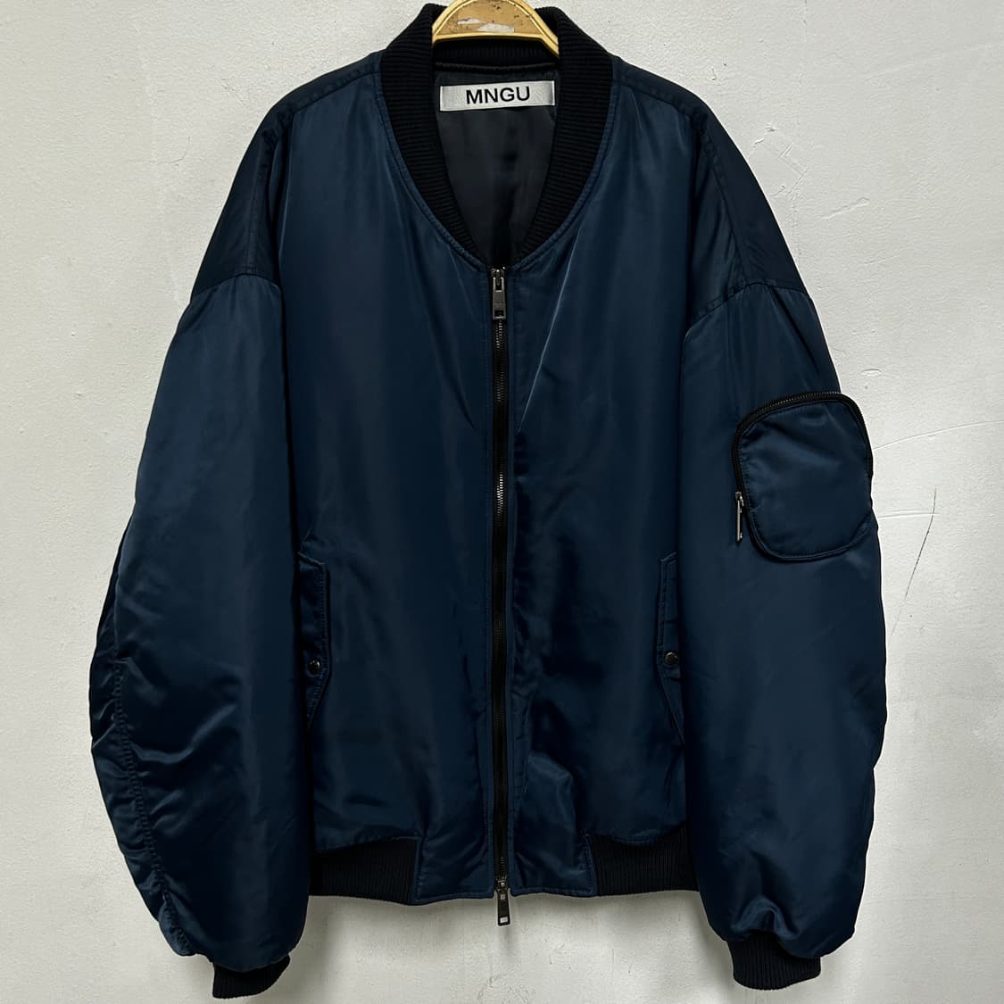MNGU 블루종 블루 투웨이 항공점퍼 상품이미지2