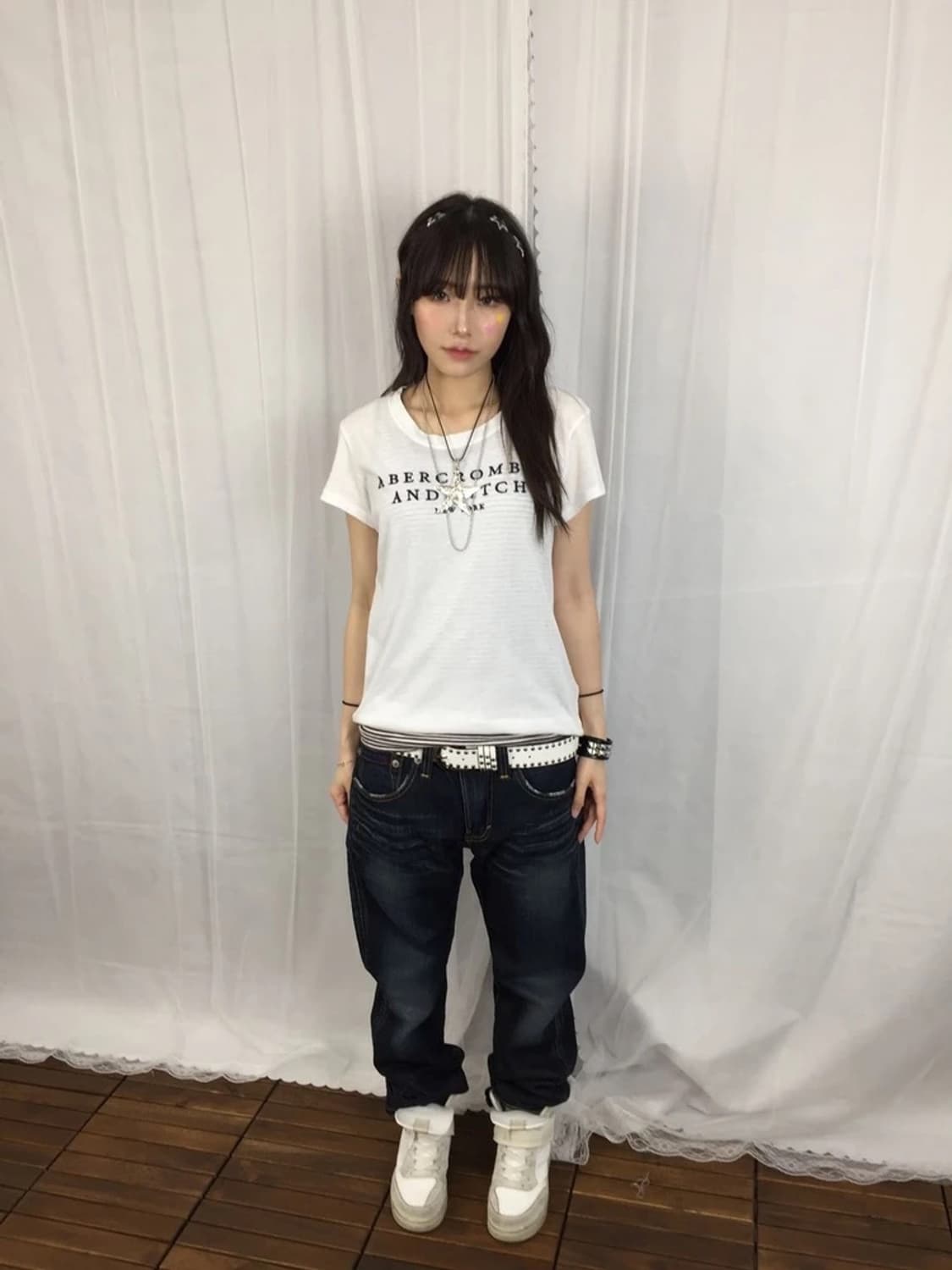 Abercrombie Soft A&F Logo Tee 상품이미지1