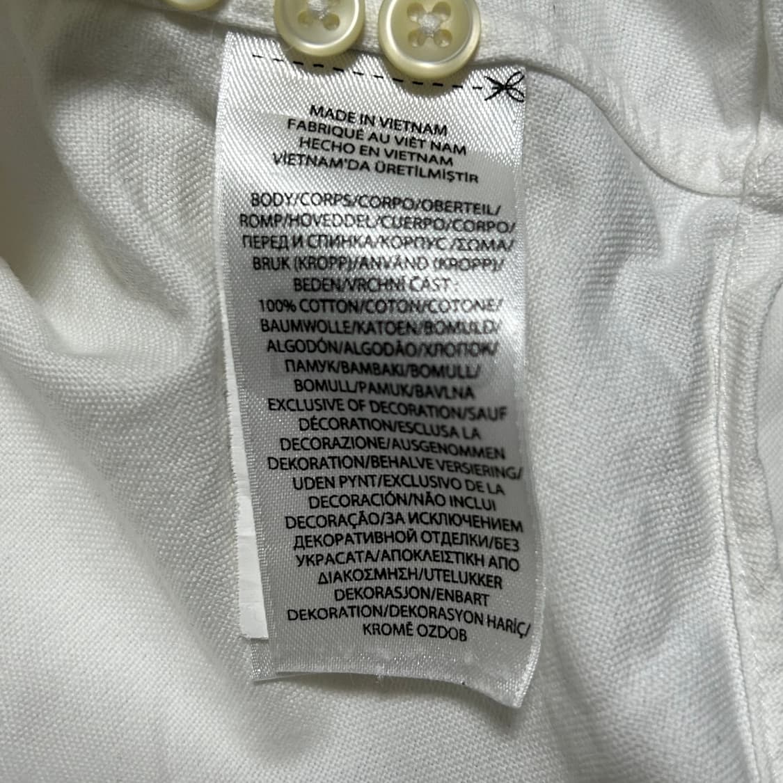 S 폴로랄프로렌 클래식핏 화이트 셔츠  상품이미지5