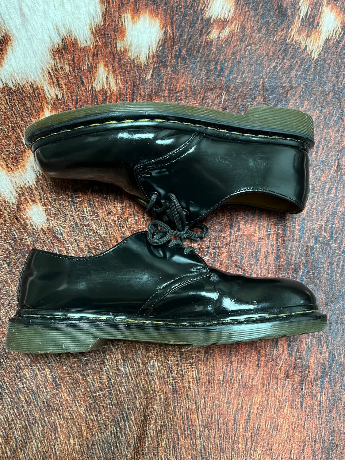 [260] 닥터마틴 1461 블랙 3홀 유광 로퍼 상품이미지3