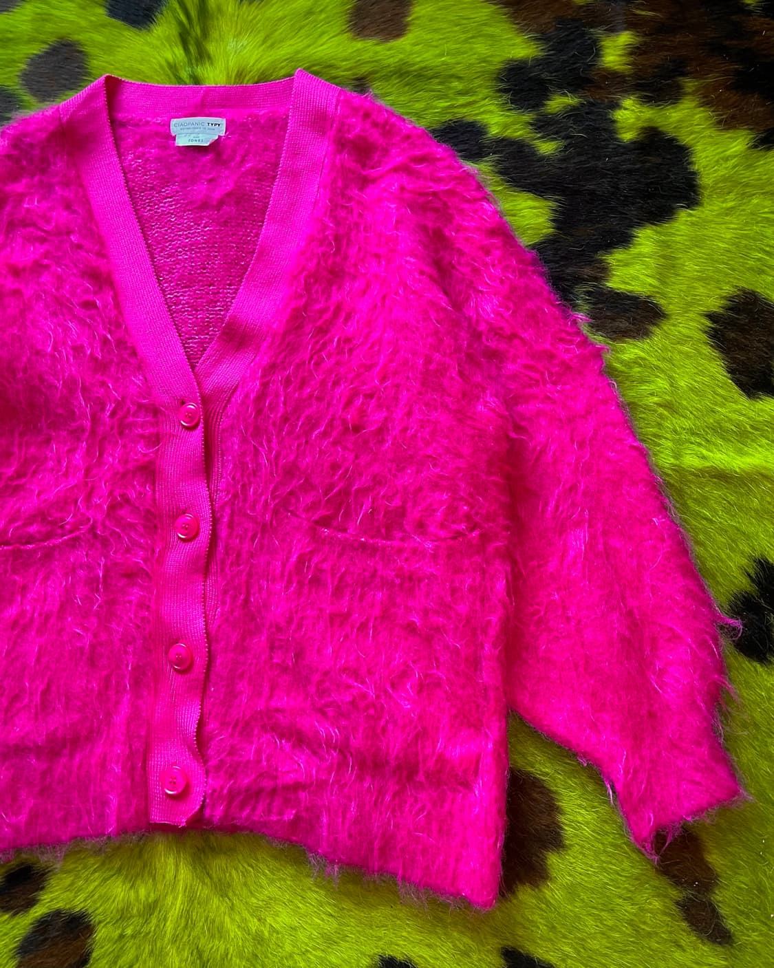 CIAOPANIC TYPY Japan Pink Fur Cardigan 상품이미지6