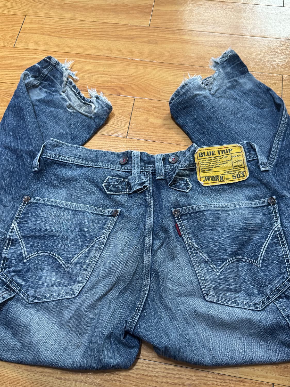 빈티지 데님팬츠 상품이미지3