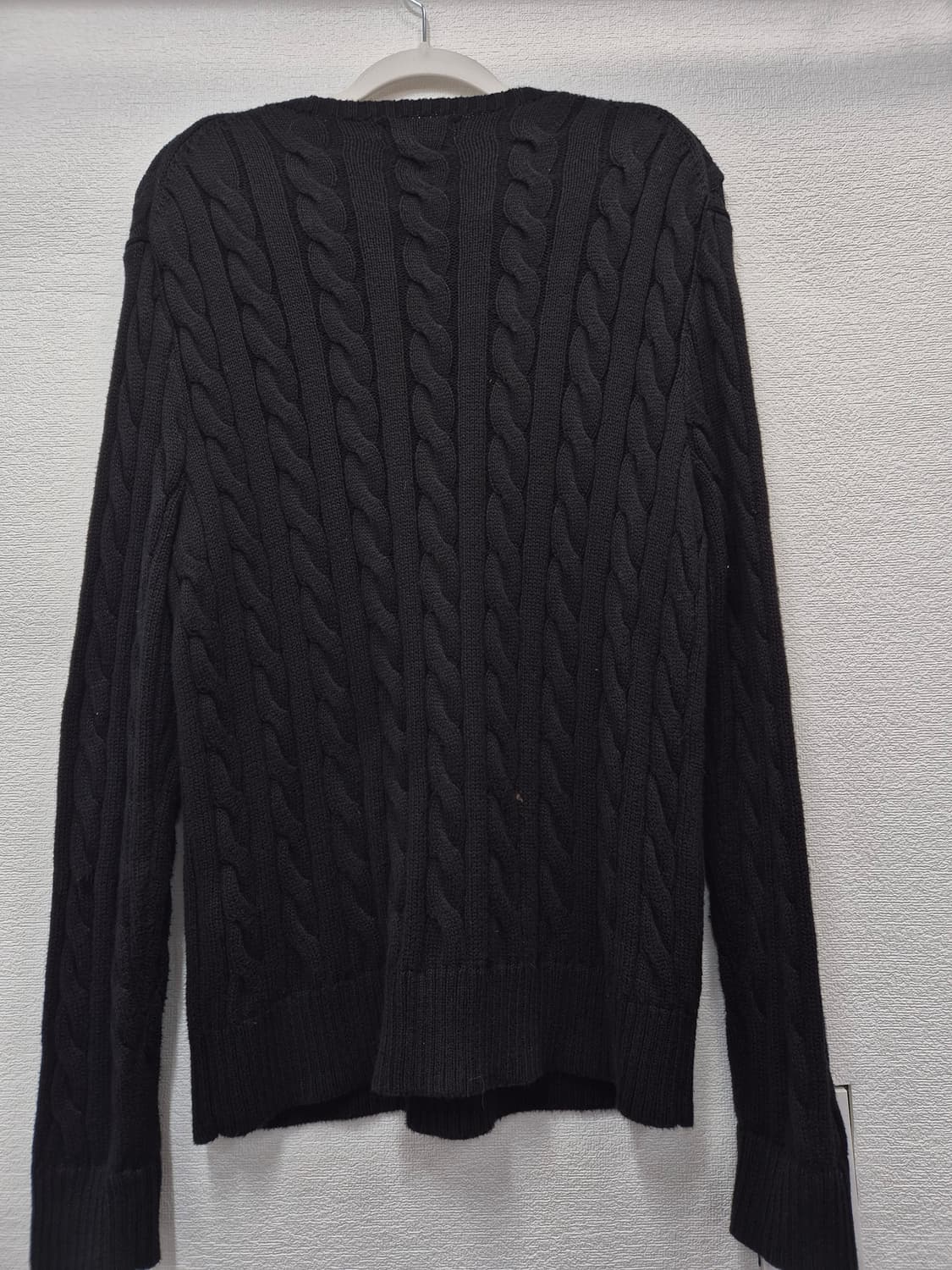 폴로 신형  블랙 케이블 니트 / 100 (정품) 상품이미지2