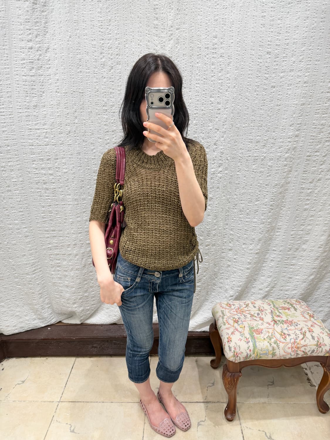 Raw Earth Net Knit 상품이미지2