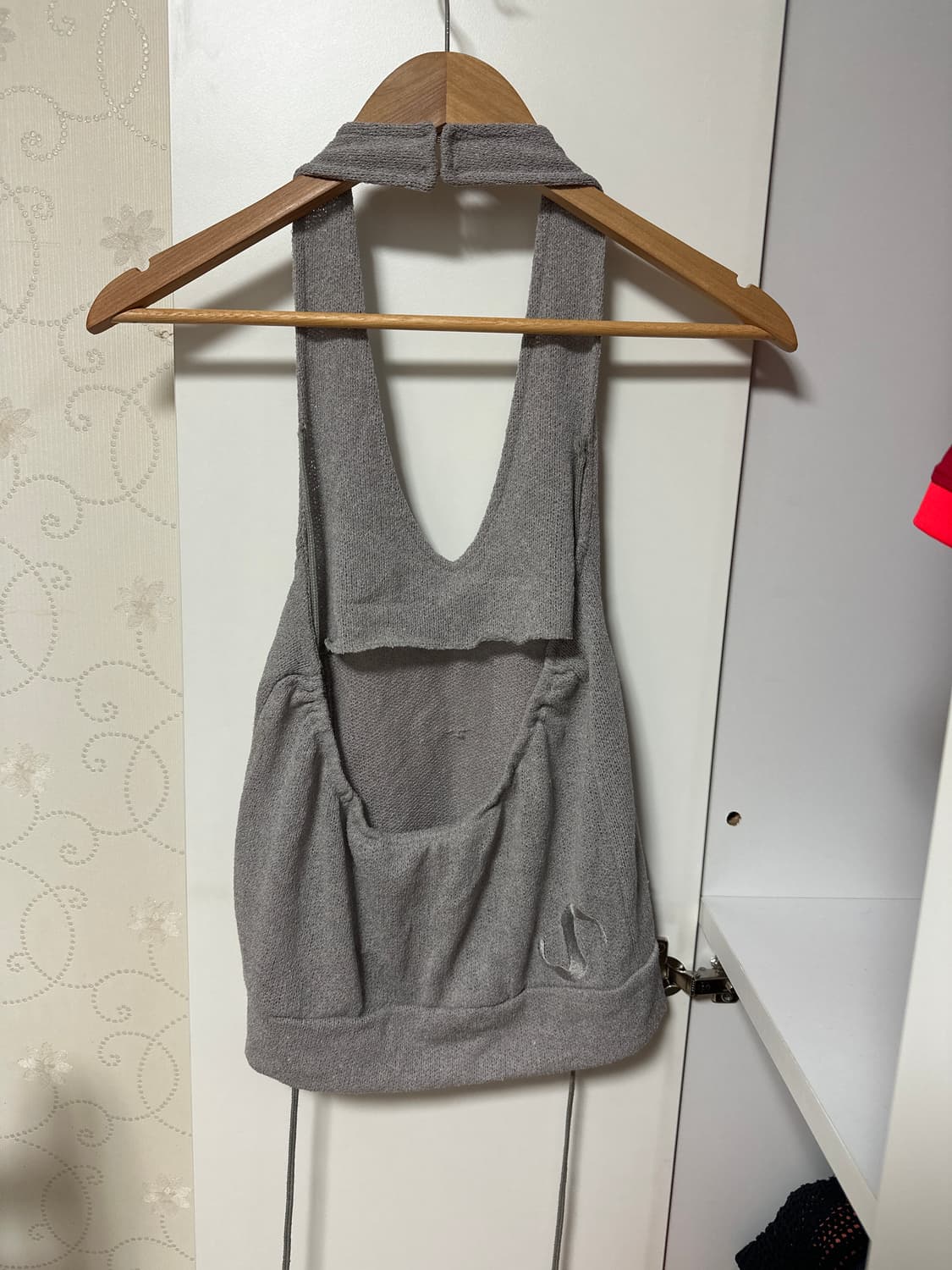 오호스 홀터넥 니트 탑 상품이미지2