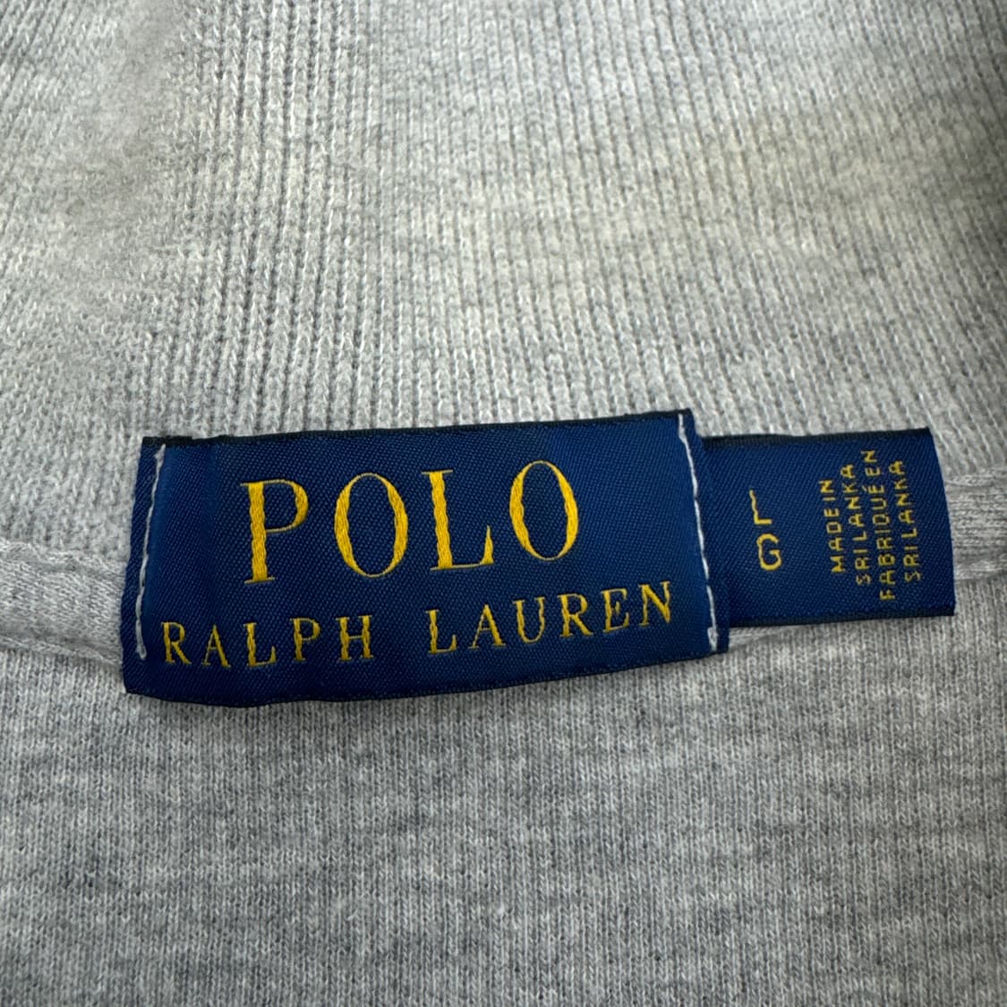 폴로 신형 포니 아노락 반집업 니트 그레이 상품이미지4