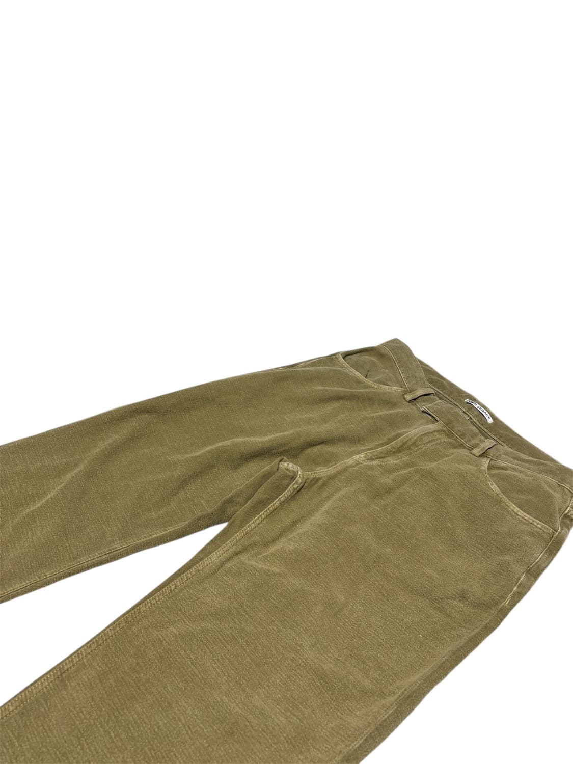 [정품] 아워레가시 포멀 컷 브러쉬드 코튼팬츠 카키그린 48사이즈 상품이미지4