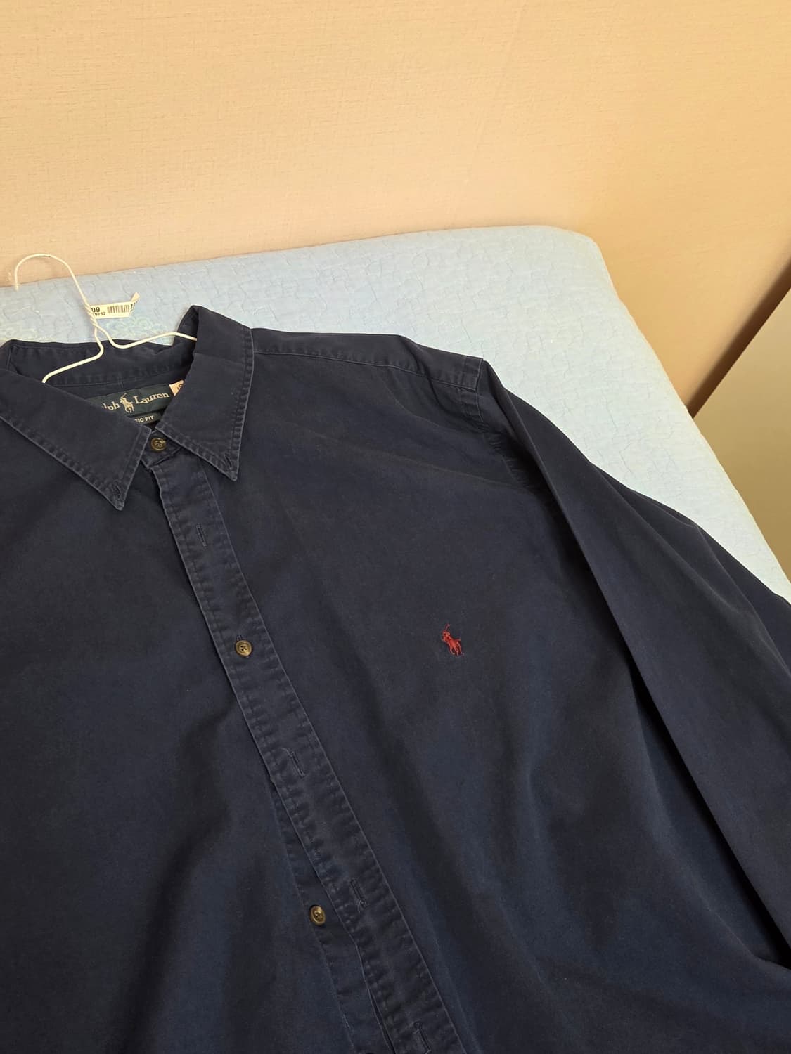 [2XL] 폴로 랄프로렌 오버핏 셔츠 네이비 상품이미지2