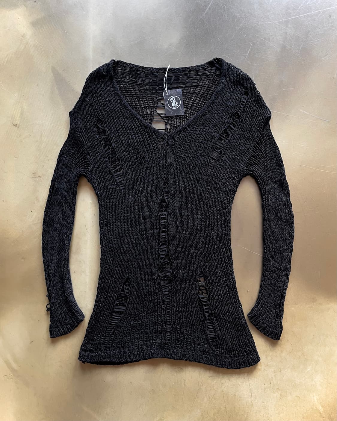 Jpn Vintage Grunge Mesh Damage Knit 상품이미지3