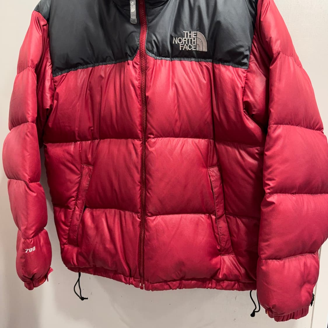 노스페이스 700 눕시 레드-그레이 상품이미지2