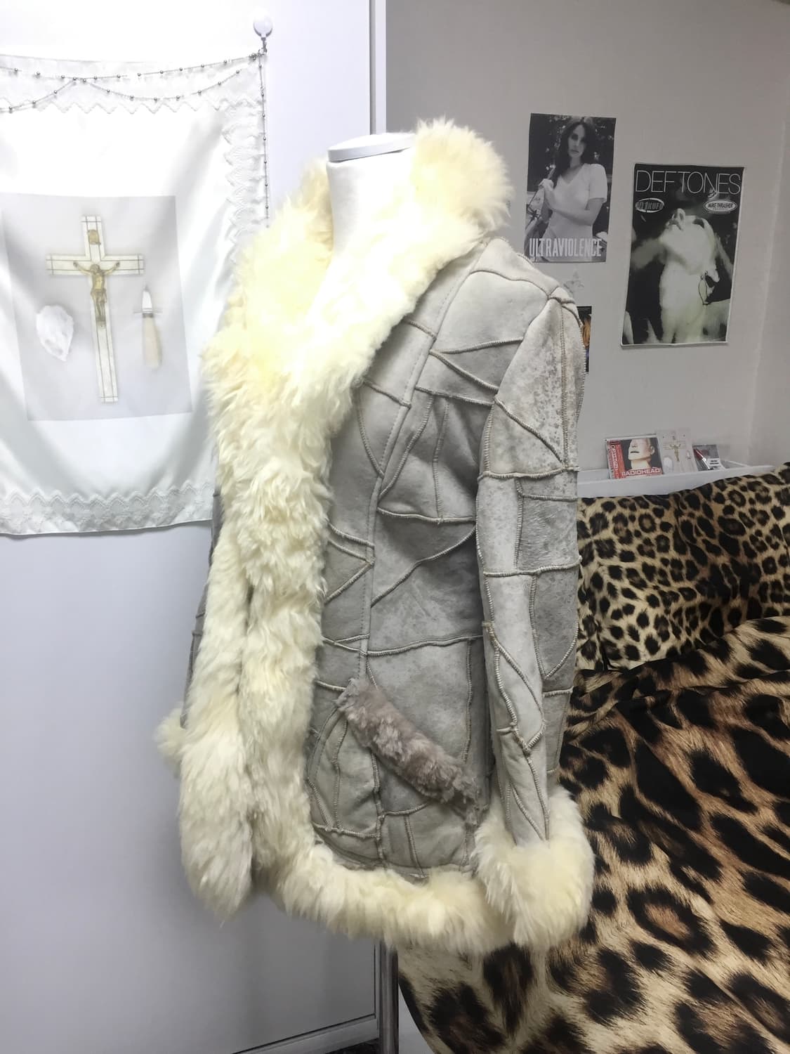 dreamcore trimming fur jacket 상품이미지2