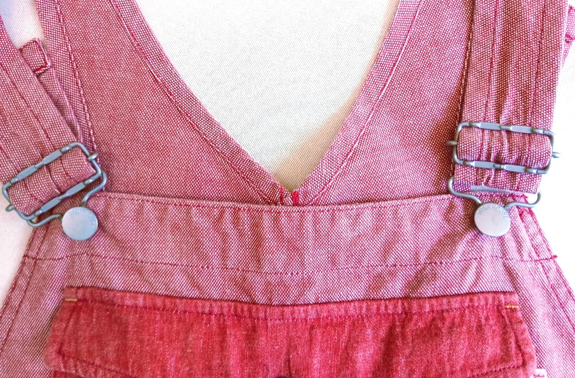 PINK HOUSE 베어 자수 오버롤 (Red) 상품이미지7