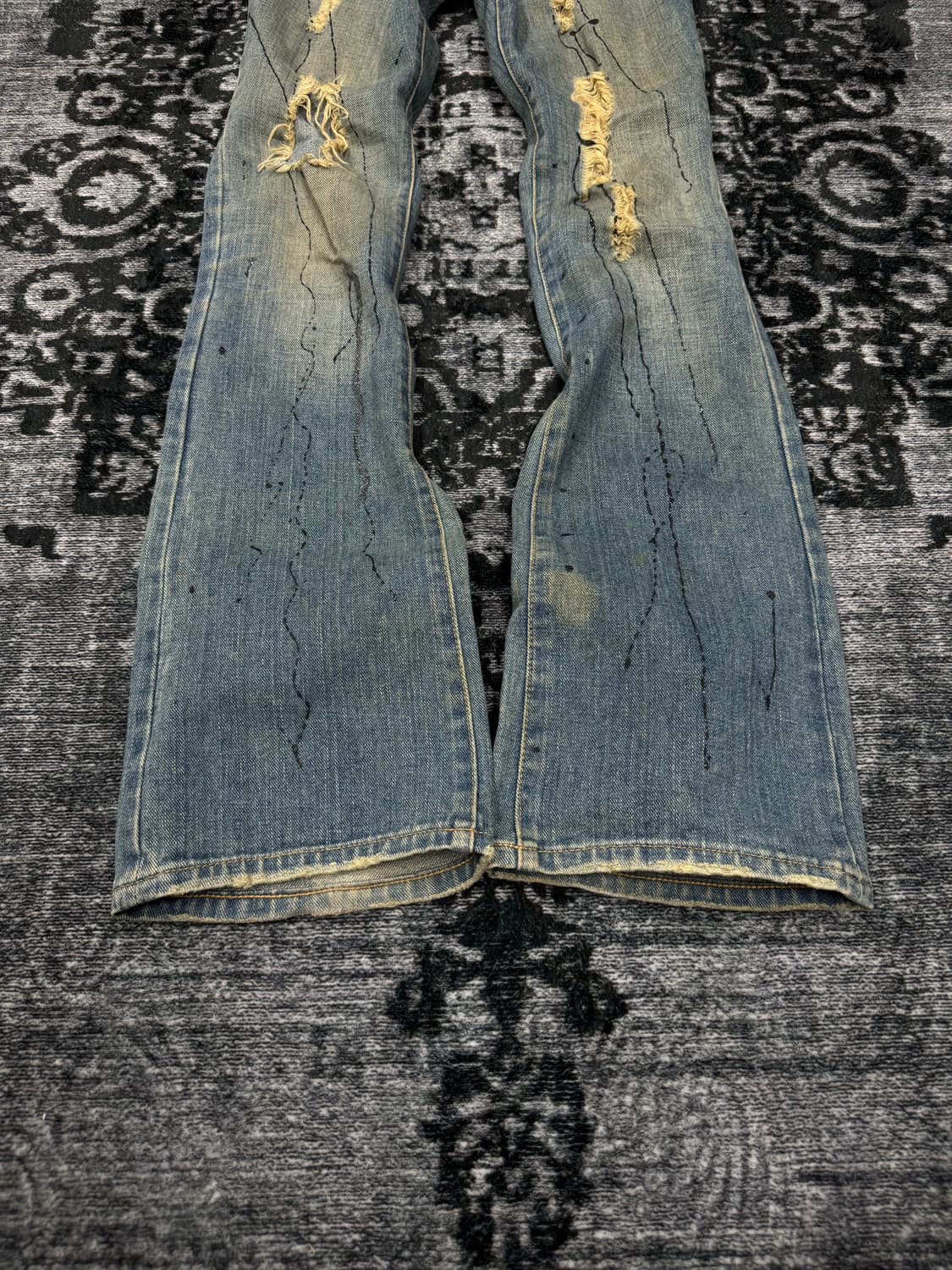 Lagate 00s archive lame coating boots cu 상품이미지5