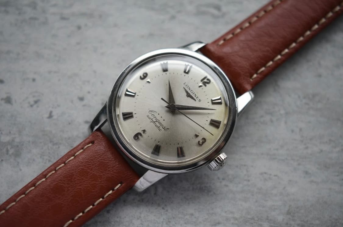 1954년 빈티지 론진 콘퀘스트 오토매틱 시계(A+급) 상품이미지3