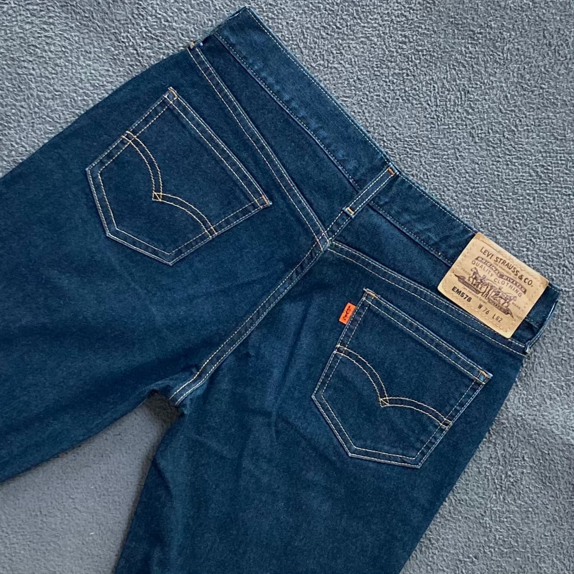 리바이스 EM578 오렌지탭 데님팬츠 W76 L82 상품이미지4