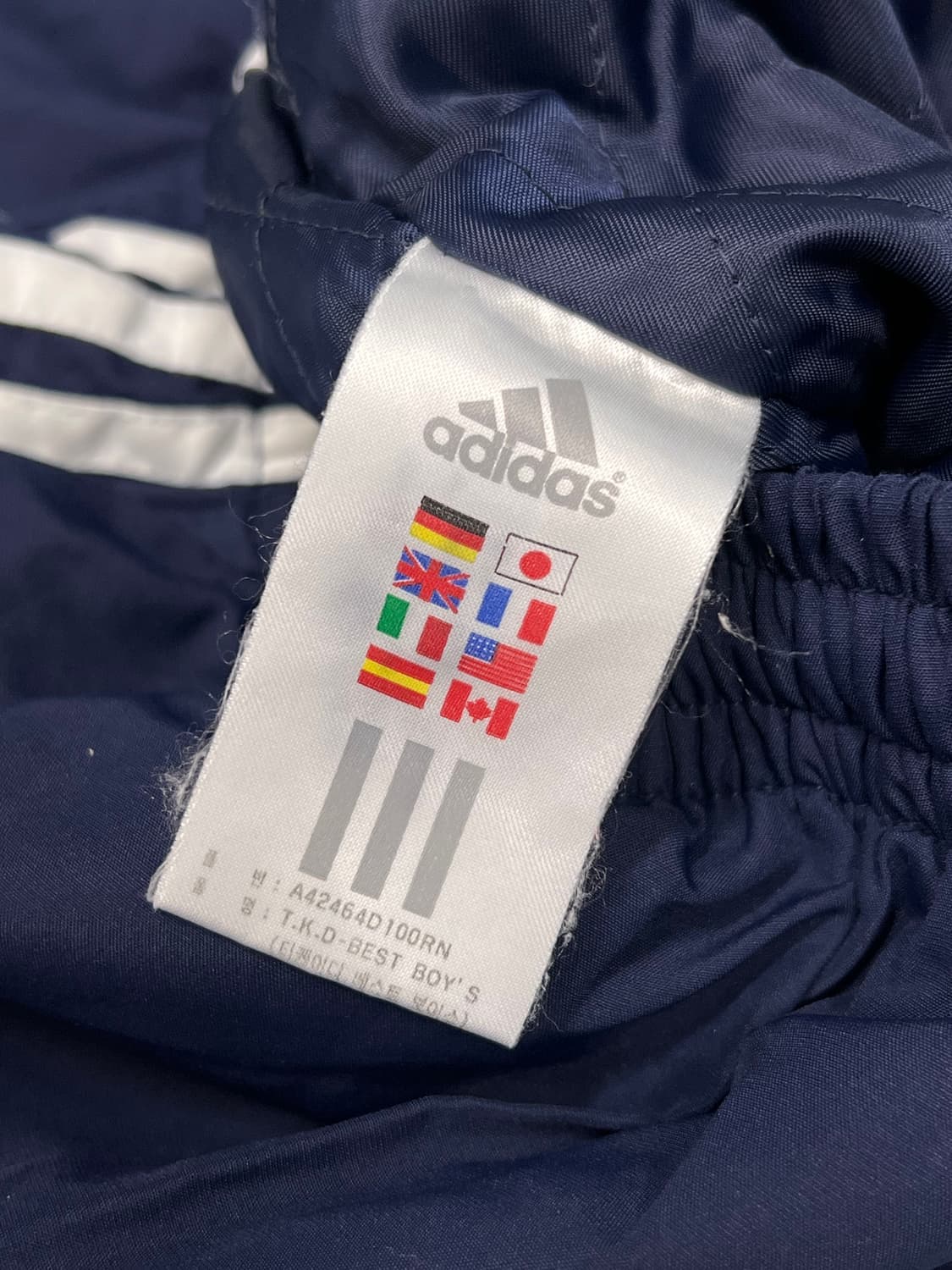 (70) 아디다스 보이즈 올드스쿨 삼선 웜업 트랙 조거 팬츠 상품이미지4