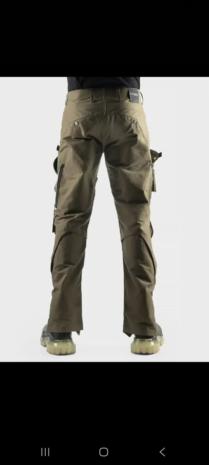 xs) 게릴라그룹 S5-PL02 올리브 팬츠 테크웨어 상품이미지2