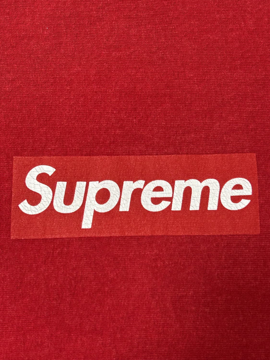 (XL) 슈프림 워시드 박스로고 크루넥 -25ss 상품이미지4