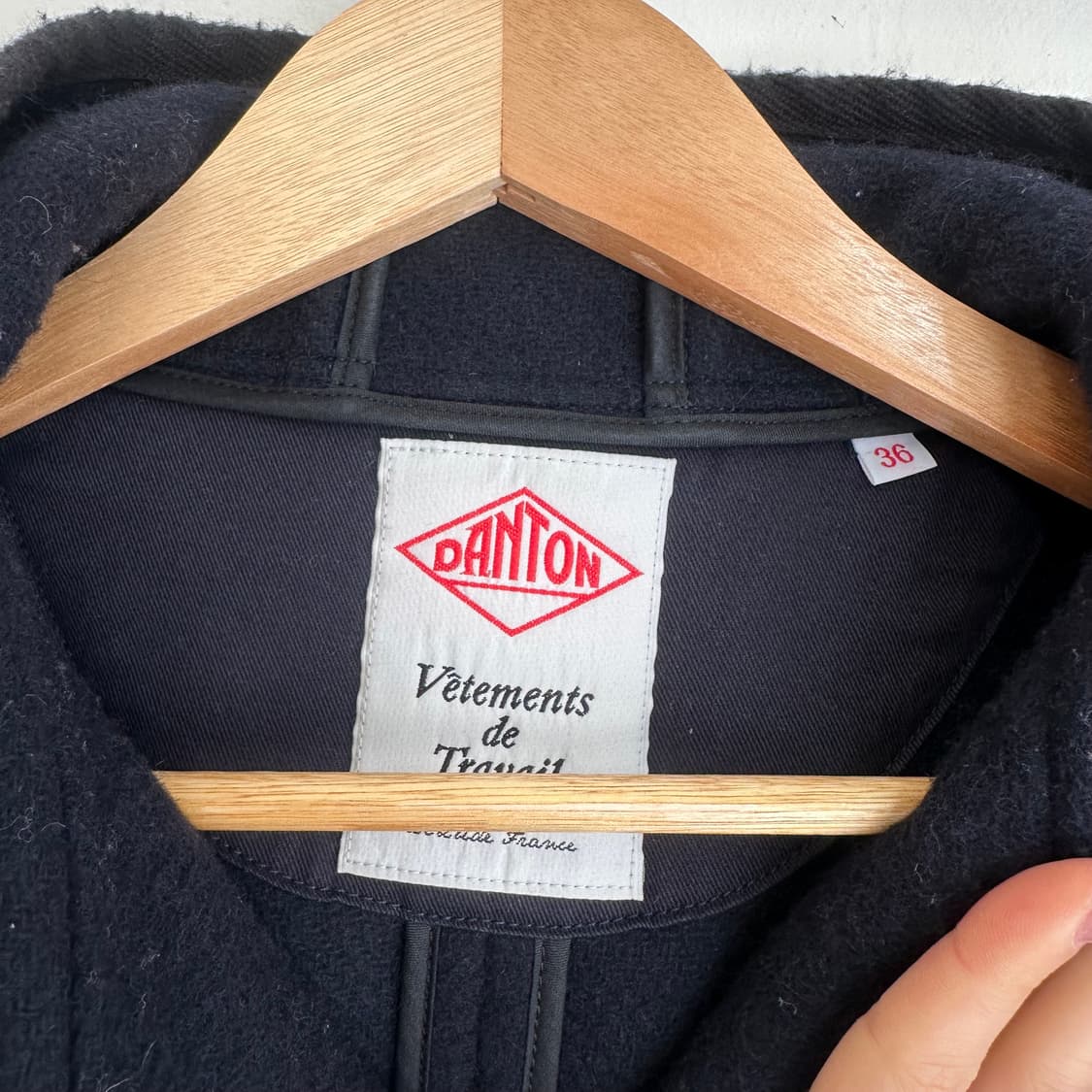 15503 - 단톤 울 후드 숏 코트 (울 75%) 상품이미지3