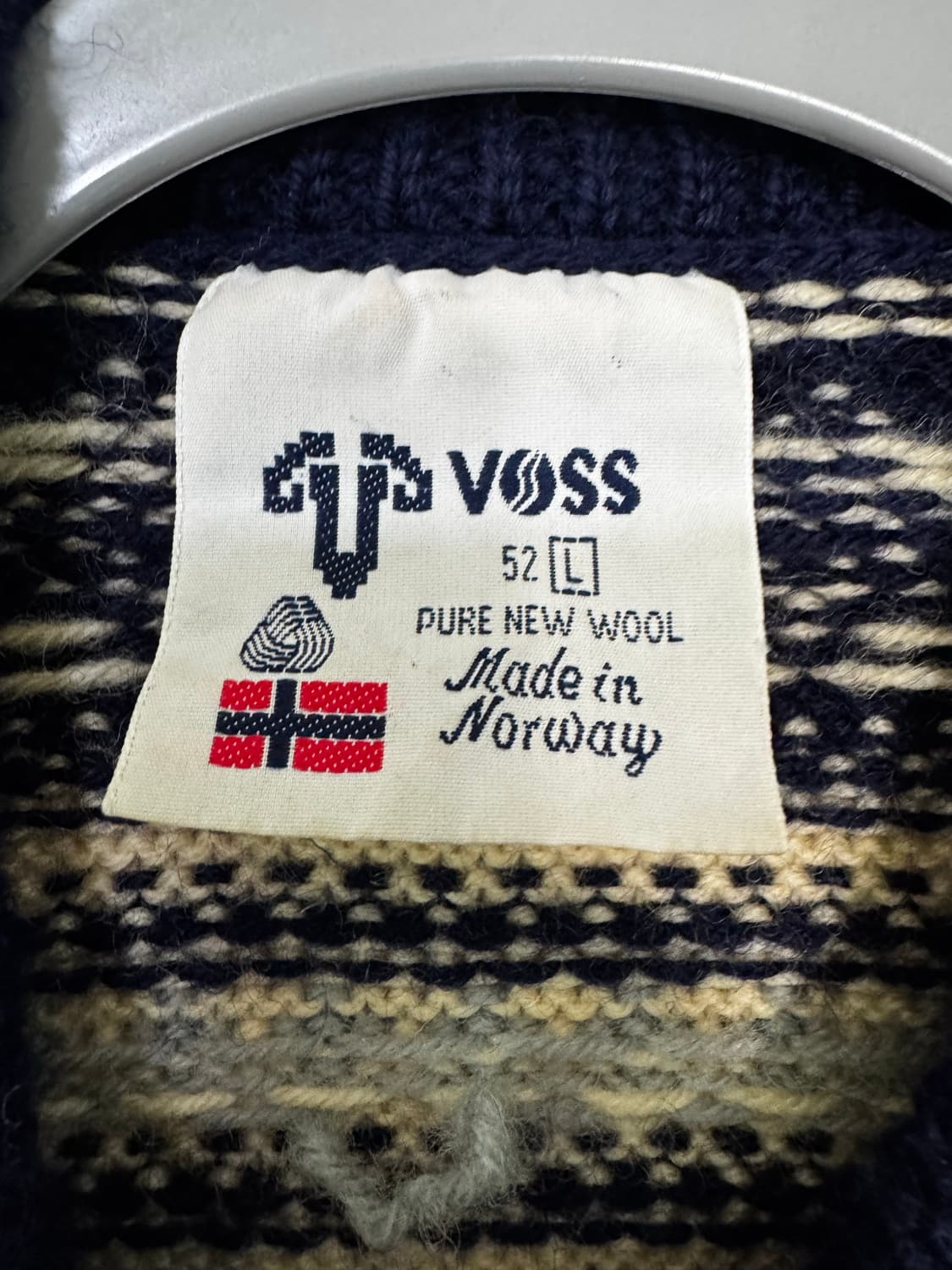 빈티지 노르웨이 울니트 가디건 52L 105 상품이미지5