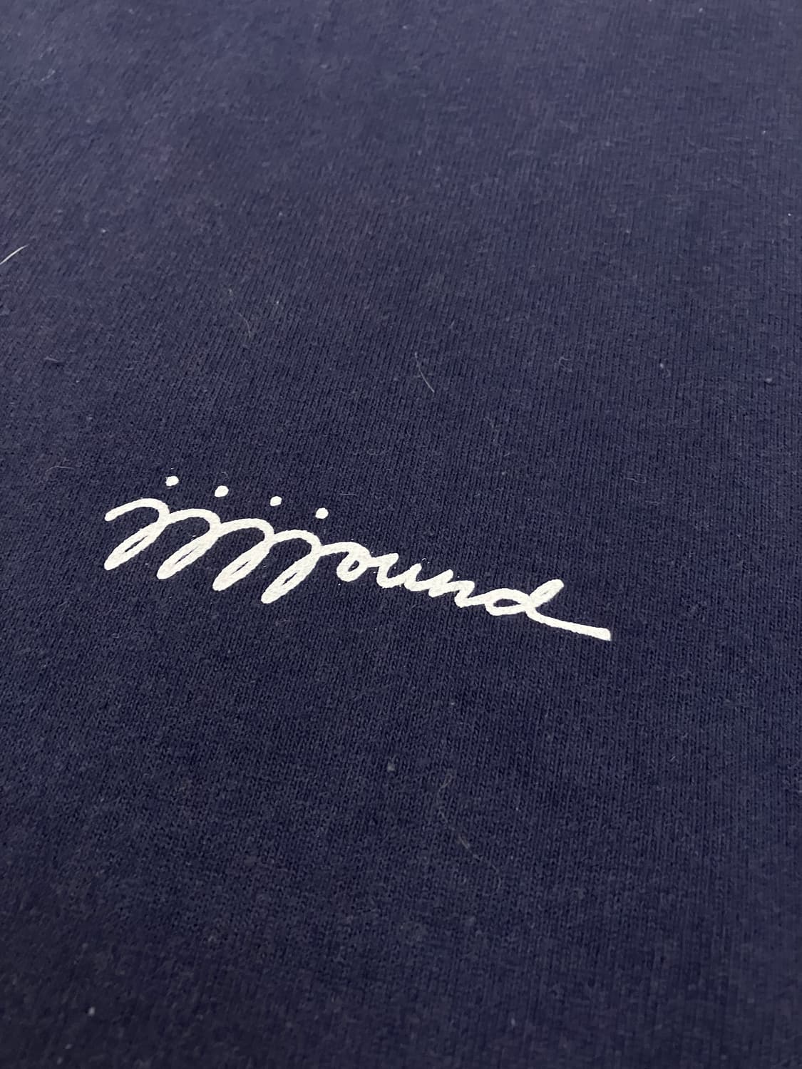 APC X JJJJOUND 반팔 티셔츠 네이비 상품이미지3