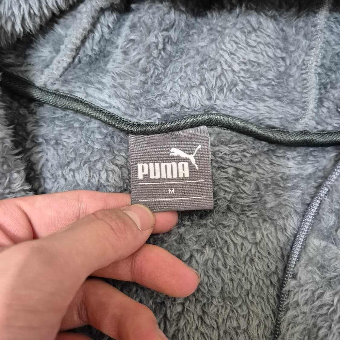 푸마 뽀글이 후드 후리스 플리스 반집업자켓 상품이미지7