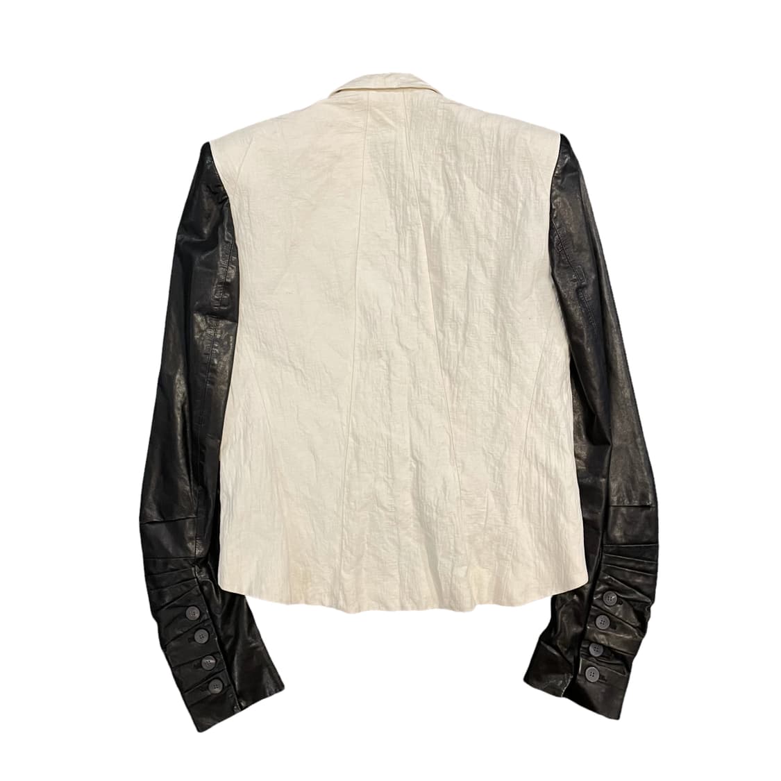 헬무트 랭 린넨 레더 자켓 상품이미지2