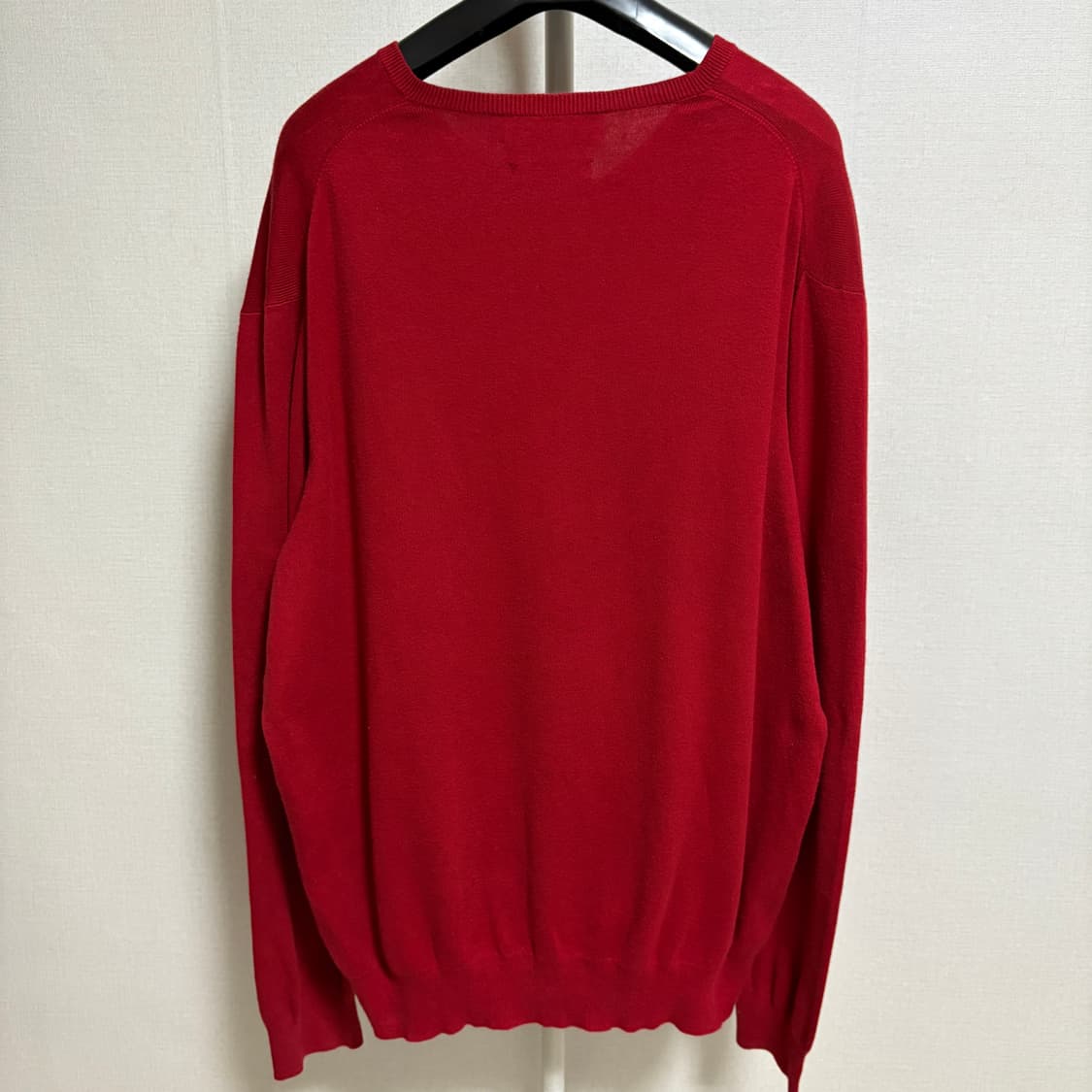 폴로 랄프로렌 피마코튼 V넥 니트 / 레드, XL 상품이미지7