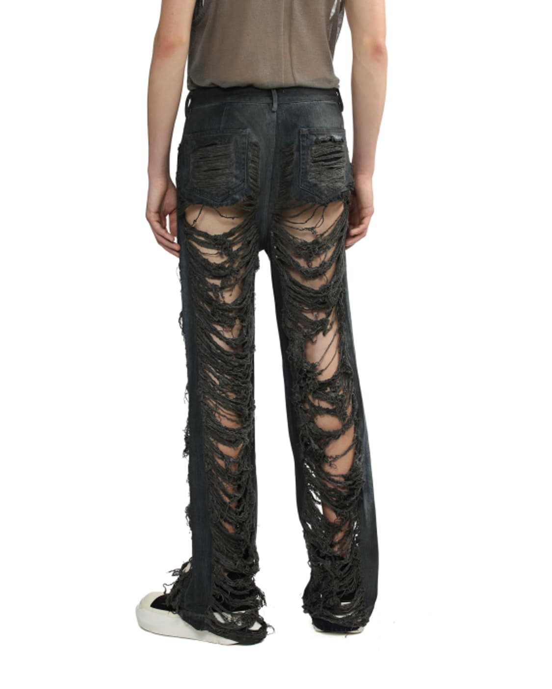 새상품 릭오웬스 다크쉐도우 디스트레스 플레어진 31size 상품이미지5