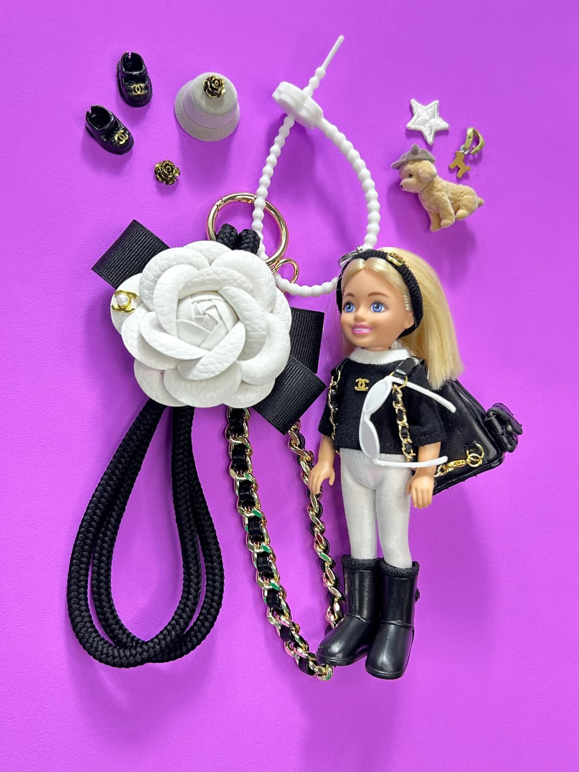 (9)바비키링 정품USA 마텔사 바비인형 커스텀키링 상품이미지1