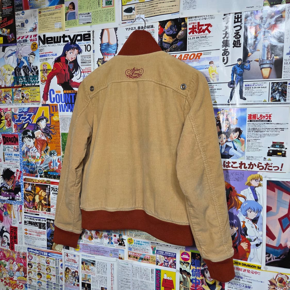 빈티지 베이지 코듀로이 패디드 자켓 상품이미지6