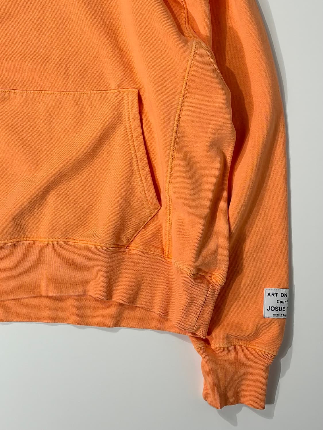 갤러리 디파트먼트 DEPT 로고 후드 티셔츠 플로 오렌지 L사이즈 상품이미지3
