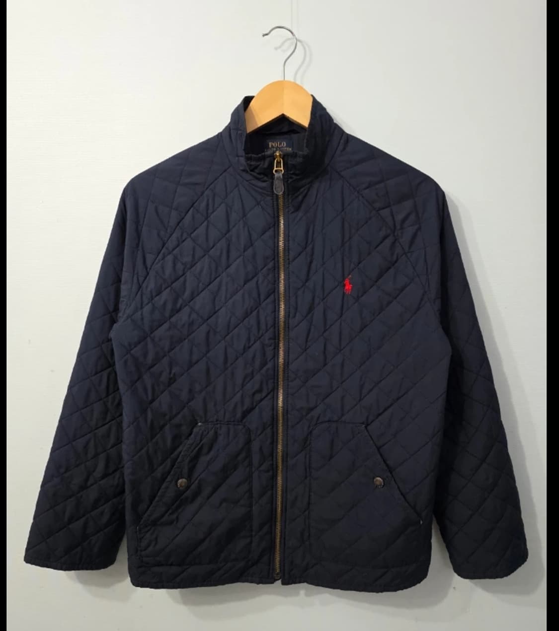 폴로 랄프로렌 네이비 퀼팅 자켓 95 상품이미지2