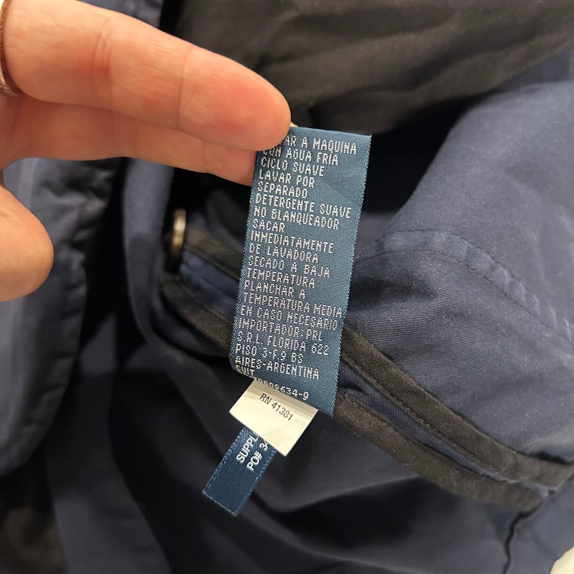[40R] 폴로랄프로렌 블레이져 포켓 자켓 네이비 A517 상품이미지9