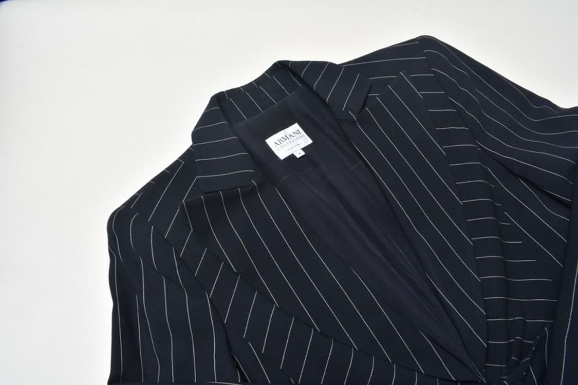 아르마니 꼴레지오니 스트라이프 블레이저 자켓 6 상품이미지5