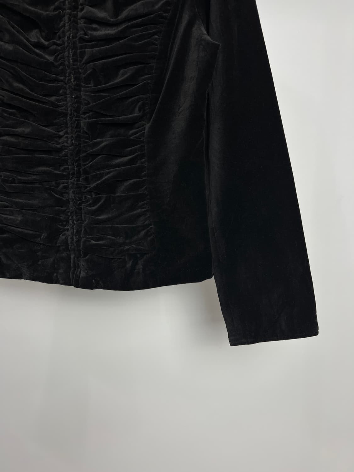 EGLANRINE 셔링 디테일 집업 자켓 상품이미지4