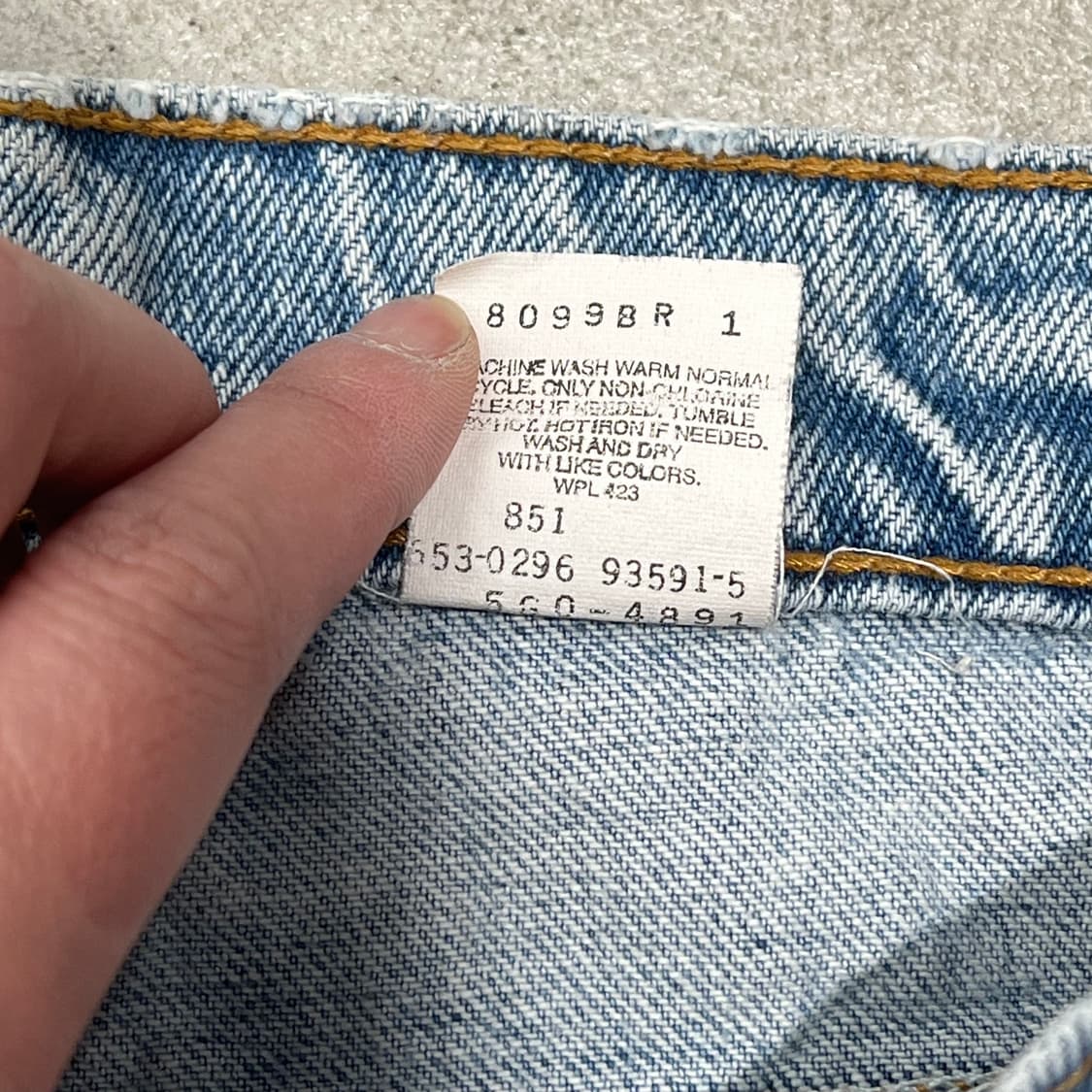 usa 리바이스 560 데님팬츠 s10815 상품이미지8