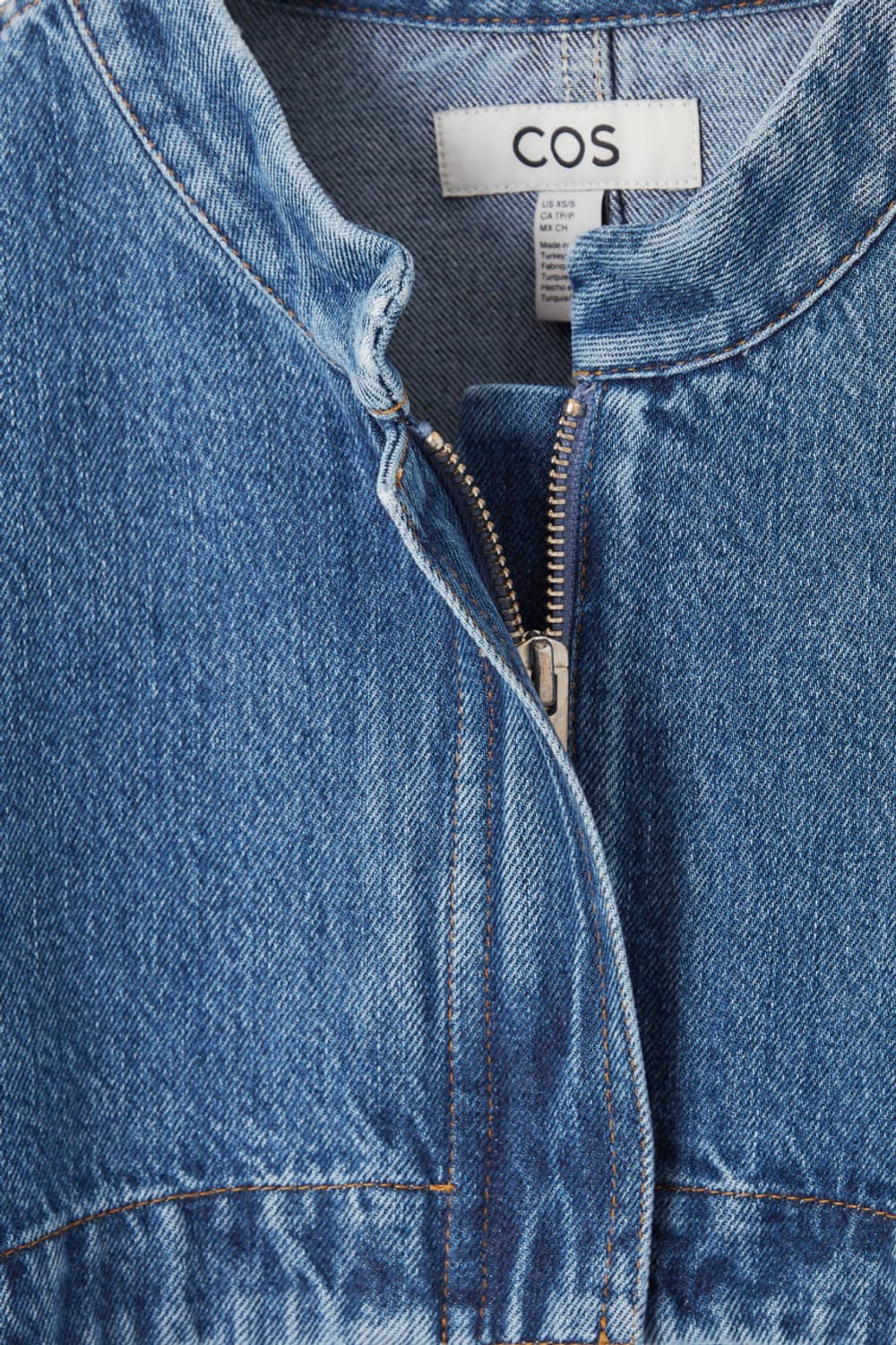 COS 코스 하이브리드 데님 크롭 탑 자켓 상품이미지7