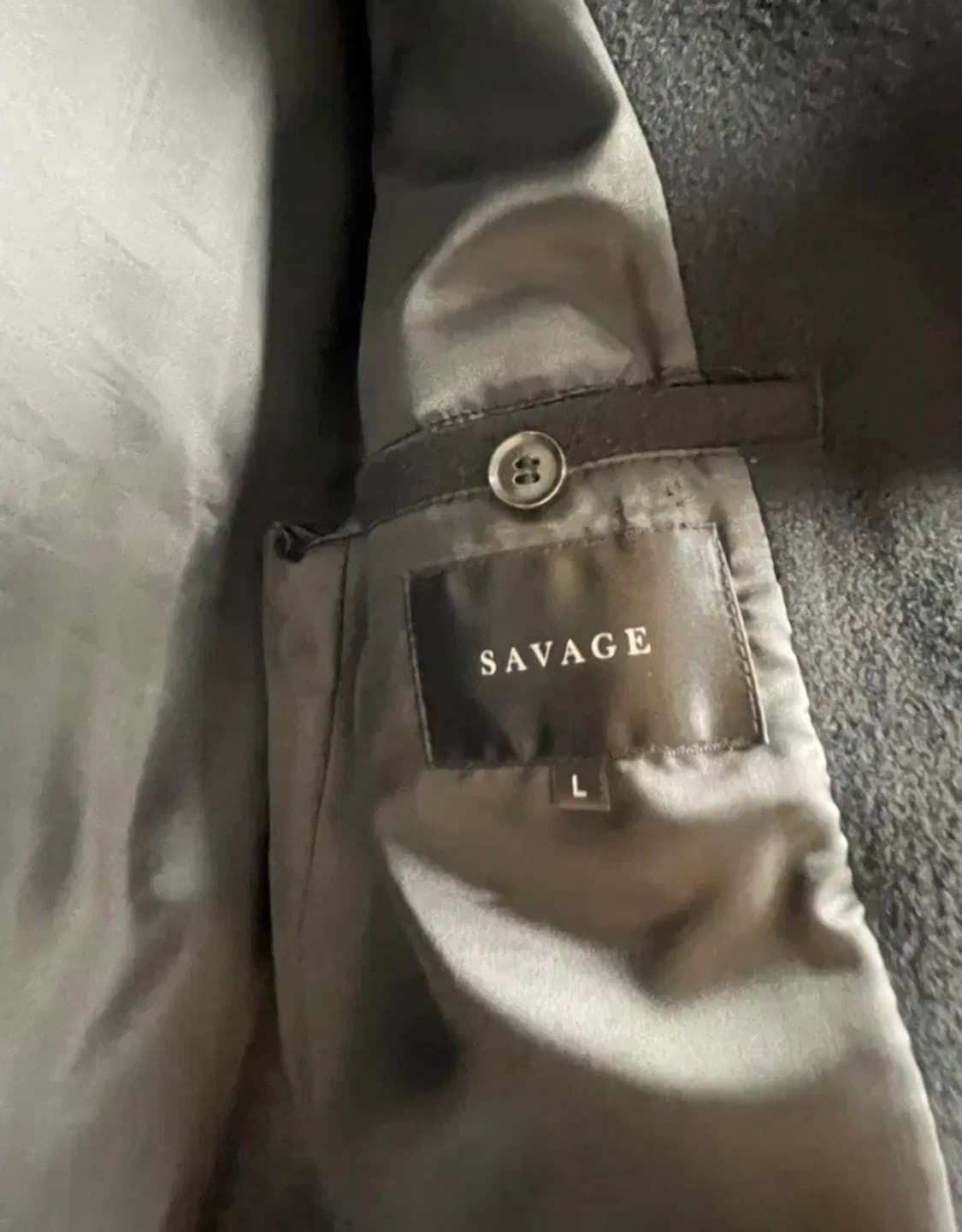 세비지 울 캐시미어 블렌드 더블 코트 상품이미지4