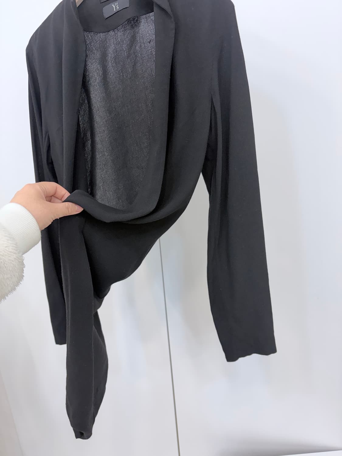요지야마모토 드레이핑 가디건 상품이미지2