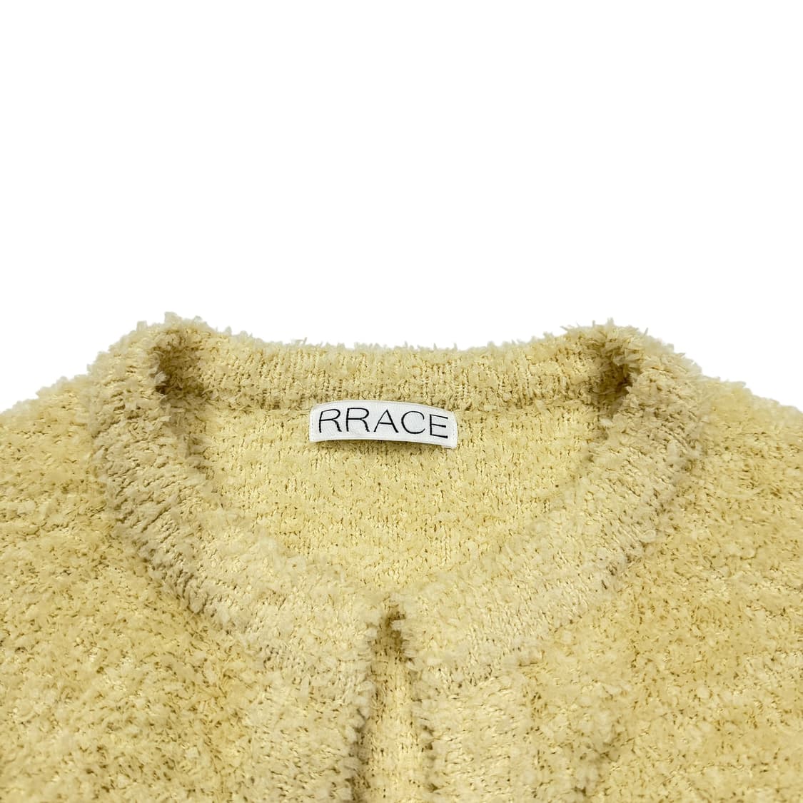 RRACE 레이스 플러피 니트 가디건 옐로우 상품이미지2