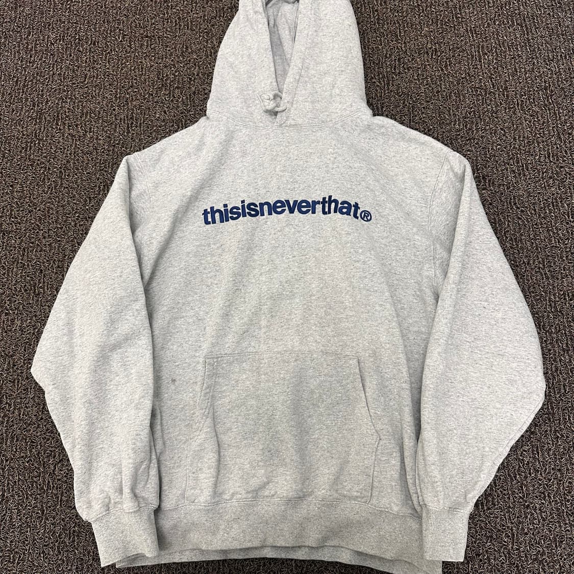 디스이즈네버댓 기모 후드티셔츠 그레이 XL 상품이미지1