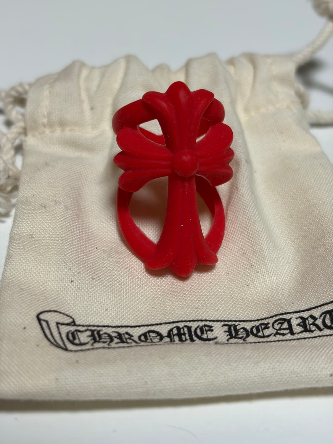 크롬하츠 실리콘 링 레드 M 상품이미지1