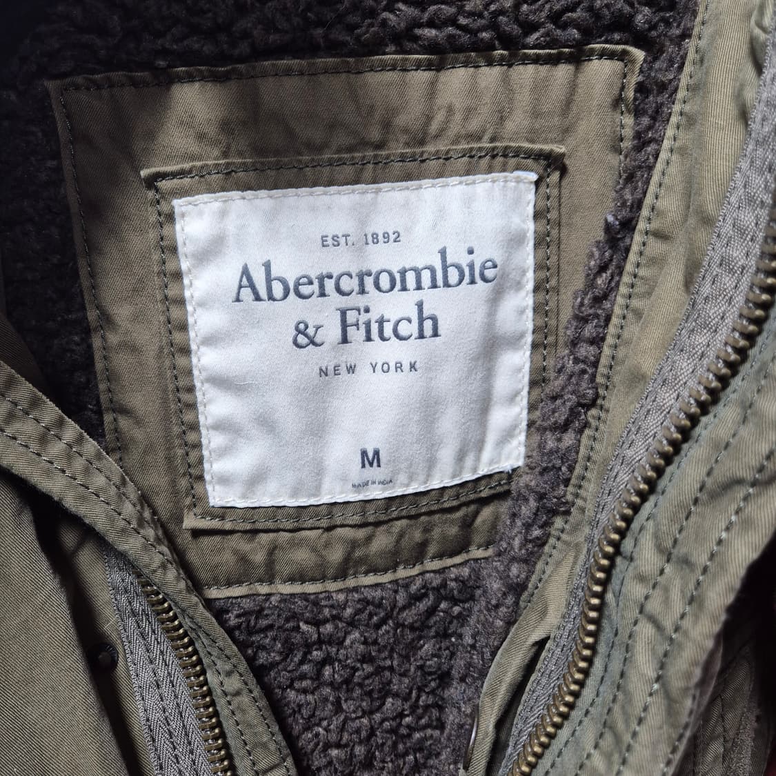 아베크롬비 앤 피치 후드퍼 야상 M 상품이미지4