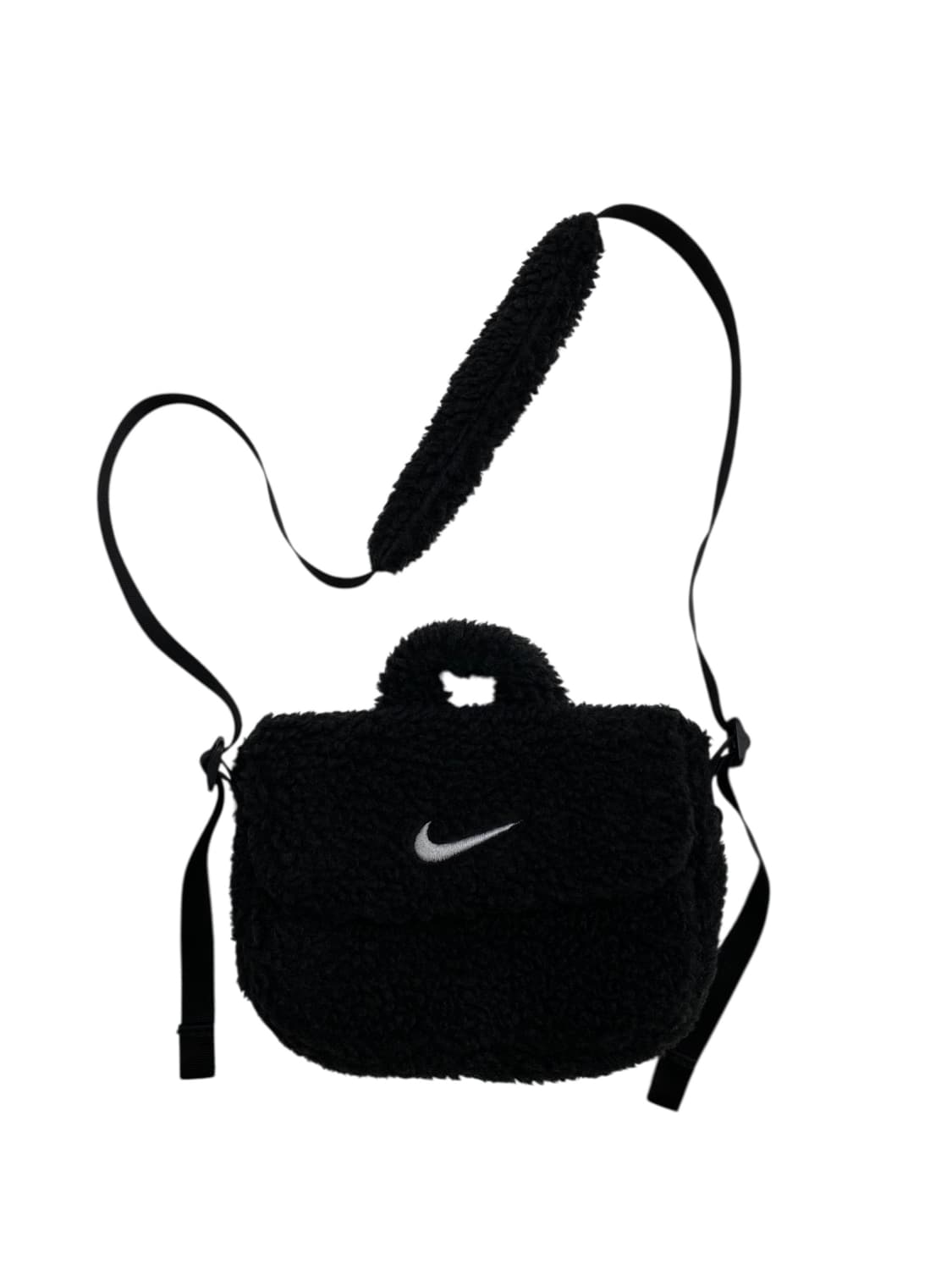 나이키 블랙 뽀글이 크로스백 상품이미지1
