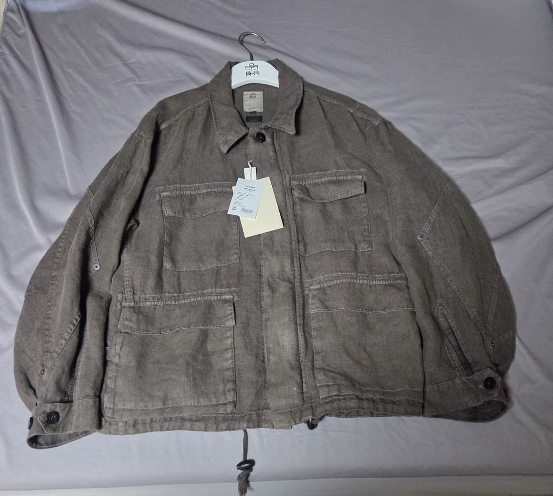 [2] 폴리테루 린넨필드자켓 베이지 26ss 상품이미지2