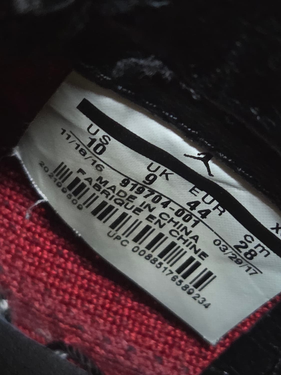 조던1 브레드 플라이니트 280 상품이미지8