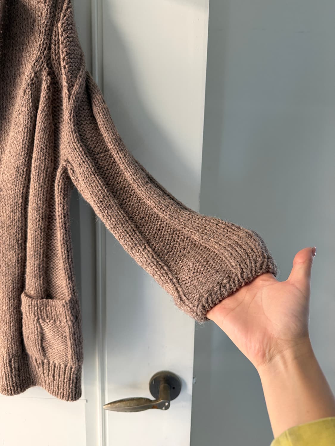 일본빈티지 헤비울 숄카라 가디건 스웨터 상품이미지7