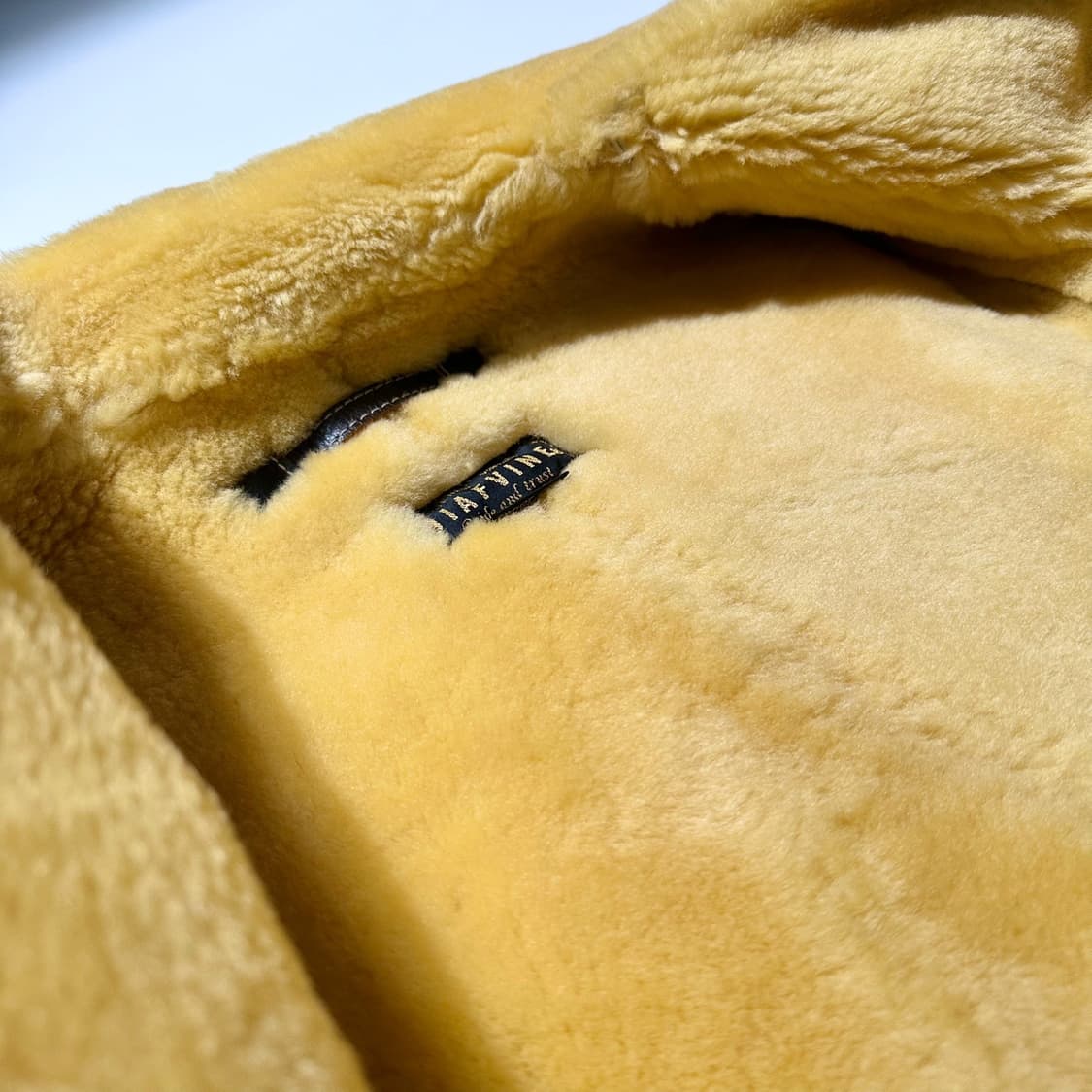 디아프바인 B-3 시어링 홀스하이드 무통 무스탕 봄버 자켓 상품이미지9